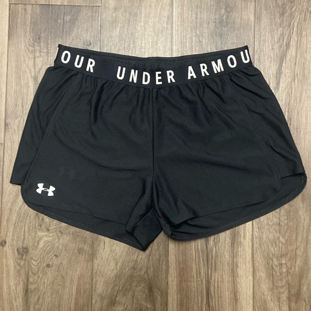 Black UA Shorts